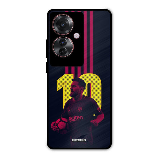 Retro Style Messi Oppo F25 Pro Mobile Back Cover - Sports PrintShield Case