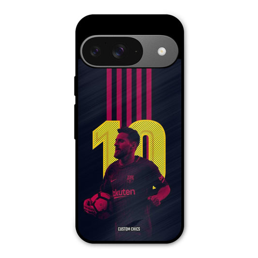 Retro Style Messi Google Pixel 9 Mobile Back Cover - Sports PrintShield Case