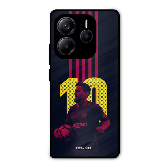 Retro Style Messi Redmi Note 14 Mobile Back Cover - Sports PrintShield Case