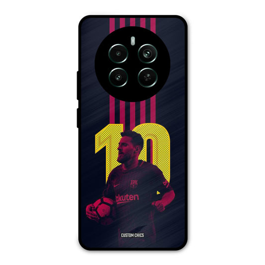 Retro Style Messi Realme 12 Plus Mobile Back Cover - Sports PrintShield Case
