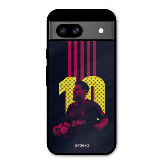 Retro Style Messi Google Pixel 8a Mobile Back Cover - Sports PrintShield Case