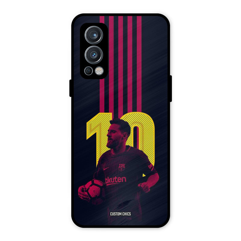 Retro Style Messi OnePlus Nord 2 5G Mobile Back Cover - Sports PrintShield Case