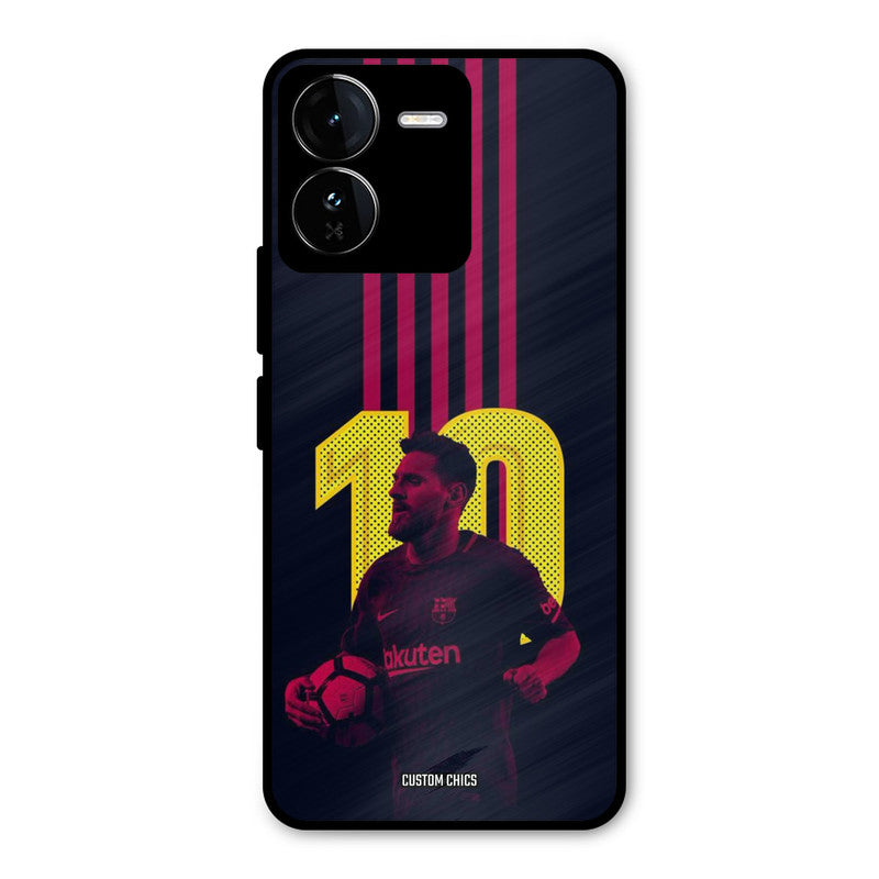 Retro Style Messi iQOO Z9 Mobile Back Cover - Sports PrintShield Case