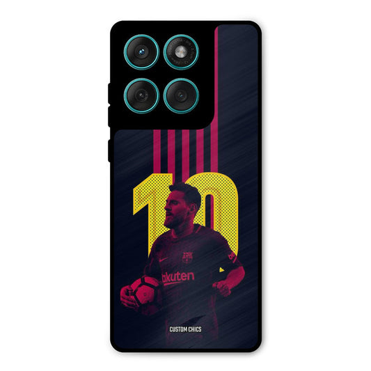 Retro Style Messi Motorola Edge 60 Mobile Back Cover - Sports PrintShield Case