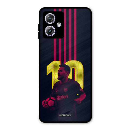 Retro Style Messi Motorola G64 5G Mobile Back Cover - Sports PrintShield Case
