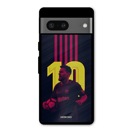 Retro Style Messi Google Pixel 7 Mobile Back Cover - Sports PrintShield Case
