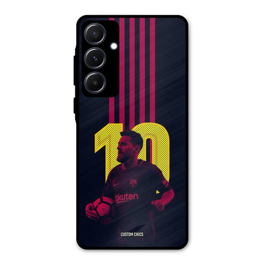 Retro Style Messi Samsung Galaxy A55 5G Mobile Back Cover - Sports PrintShield Case