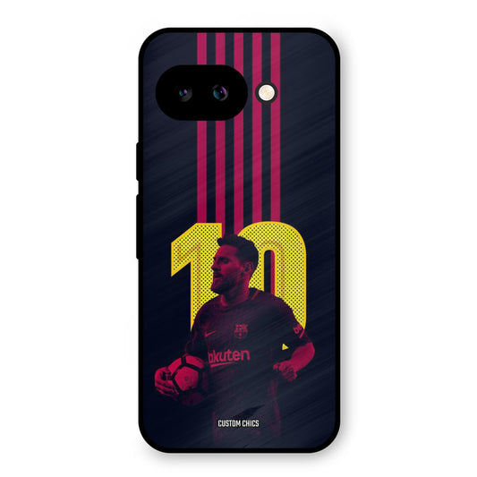 Retro Style Messi Google Pixel 9A Mobile Back Cover - Sports PrintShield Case