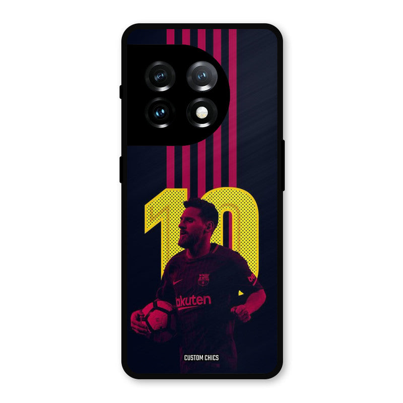 Retro Style Messi OnePlus 11 Mobile Back Cover - Sports PrintShield Case