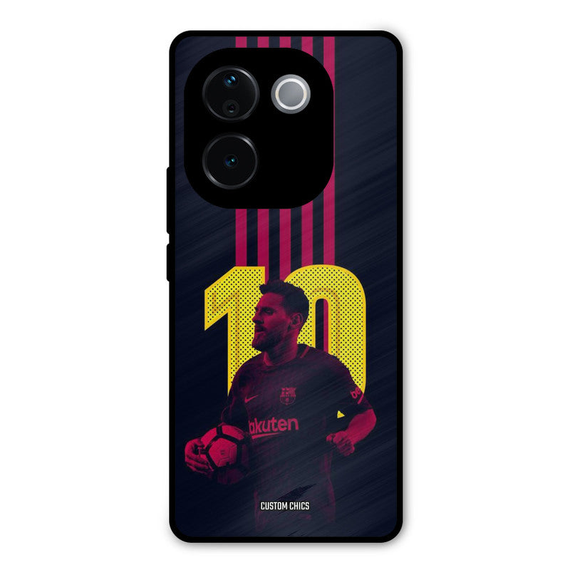 Retro Style Messi Vivo T3 Pro Mobile Back Cover - Sports PrintShield Case