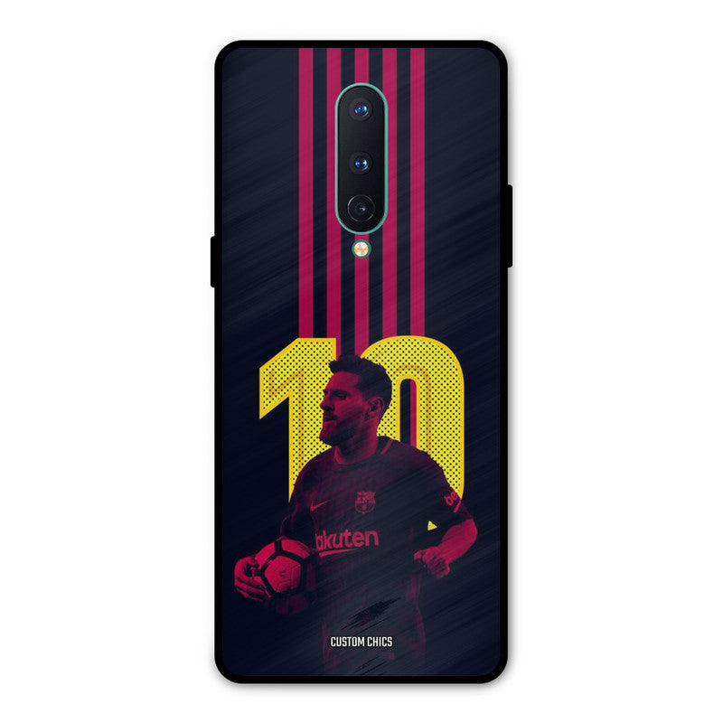 Retro Style Messi Oneplus 8 Mobile Back Cover - Sports PrintShield Case