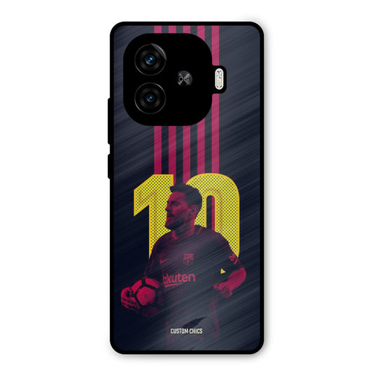 Retro Style Messi iQoo Neo 10R Mobile Back Cover - Sports PrintShield Case