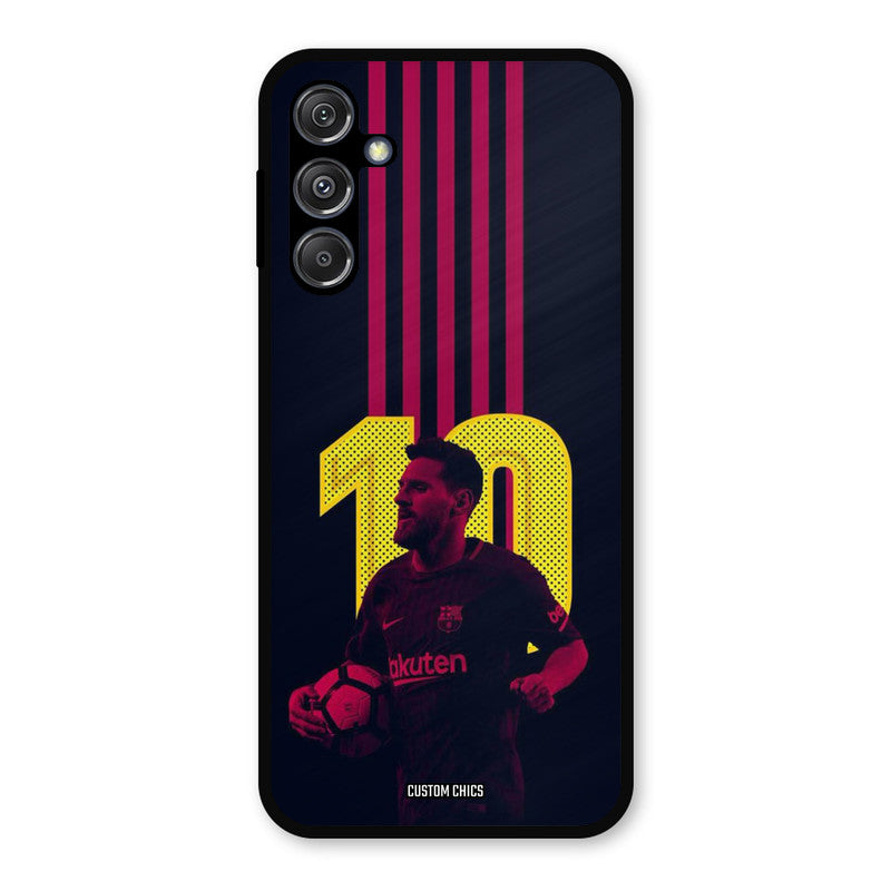 Retro Style Messi Samsung Galaxy M34 5G Mobile Back Cover - Sports PrintShield Case