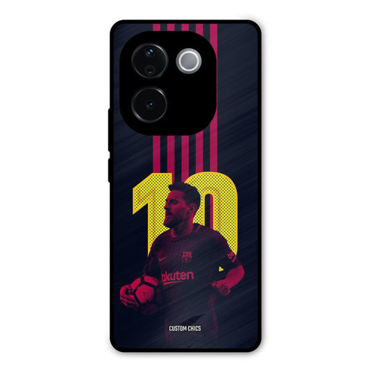 Retro Style Messi iQOO Z9s Pro Mobile Back Cover - Sports PrintShield Case