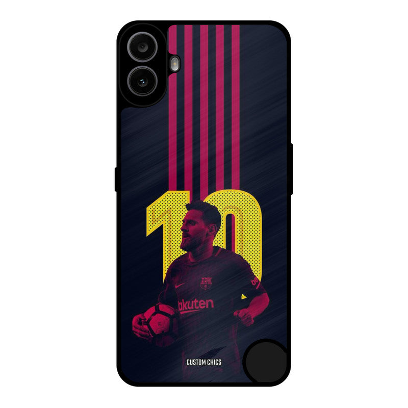 Retro Style Messi Nothing CMF Phone 1 Mobile Back Cover - Sports PrintShield Case