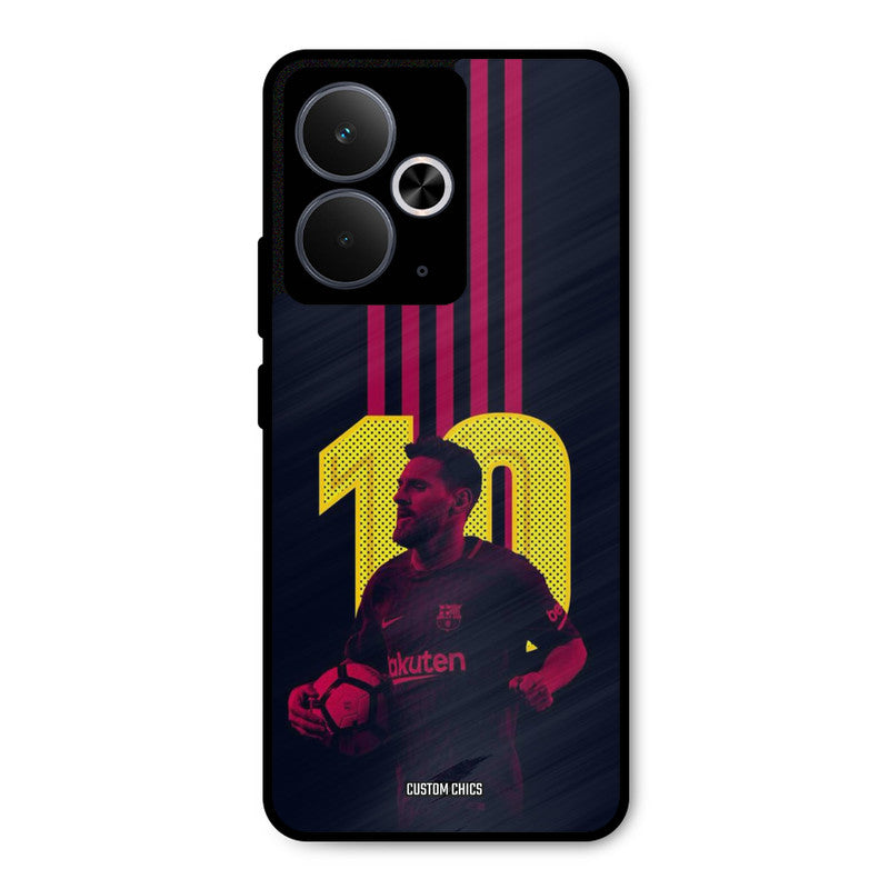 Retro Style Messi Realme 14T Mobile Back Cover - Sports PrintShield Case
