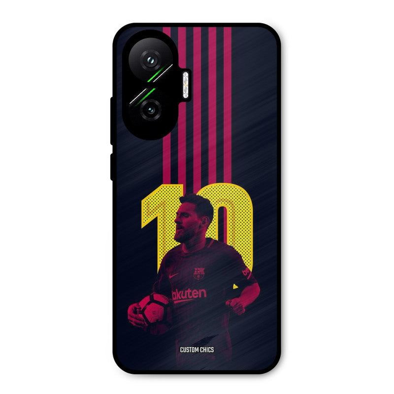 Ronaldo Paper Art Poco F7 5G Mobile Back Cover - Sports PrintShield Case