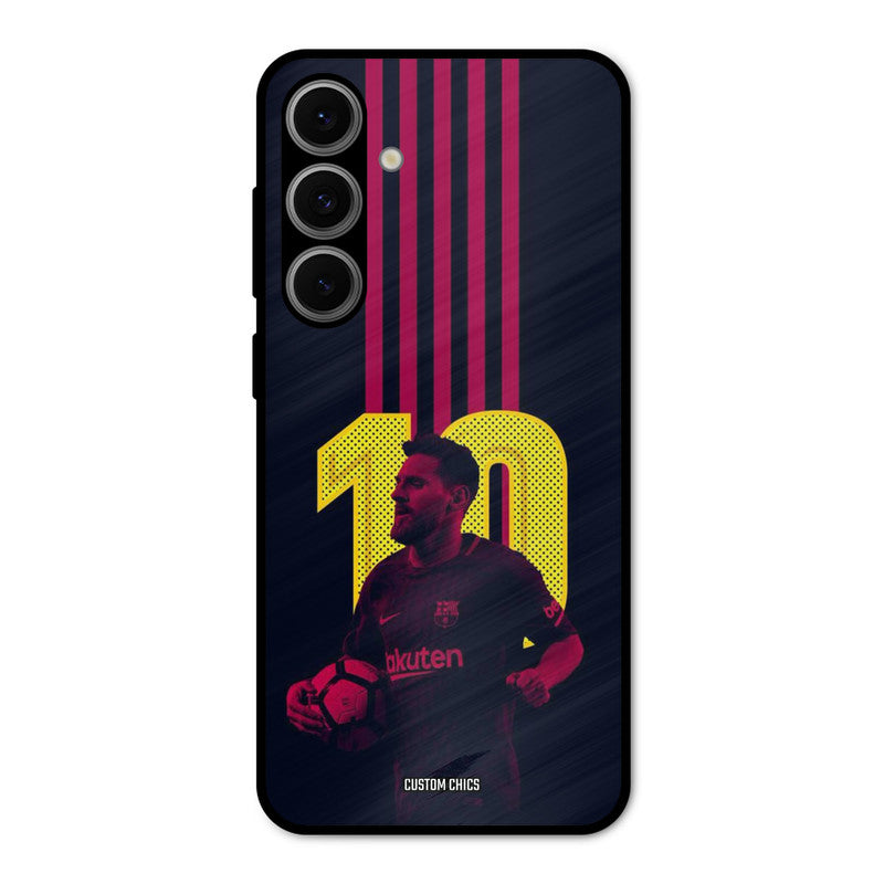 Retro Style Messi Samsung Galaxy S24 Mobile Back Cover - Sports PrintShield Case