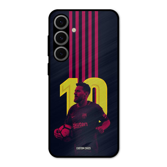 Retro Style Messi Samsung Galaxy S24 Mobile Back Cover - Sports PrintShield Case
