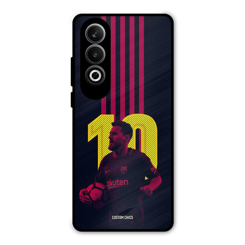 Retro Style Messi OnePlus Nord CE4 Mobile Back Cover - Sports PrintShield Case