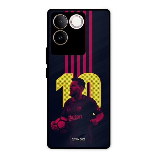 Retro Style Messi iQOO Z7 Pro Mobile Back Cover - Sports PrintShield Case
