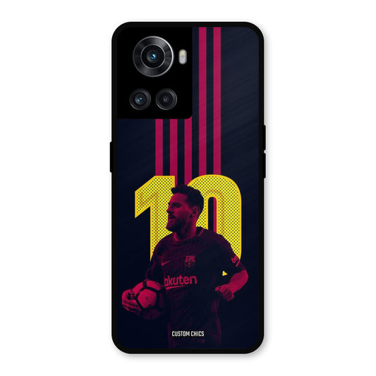 Retro Style Messi OnePlus 10R Mobile Back Cover - Sports PrintShield Case