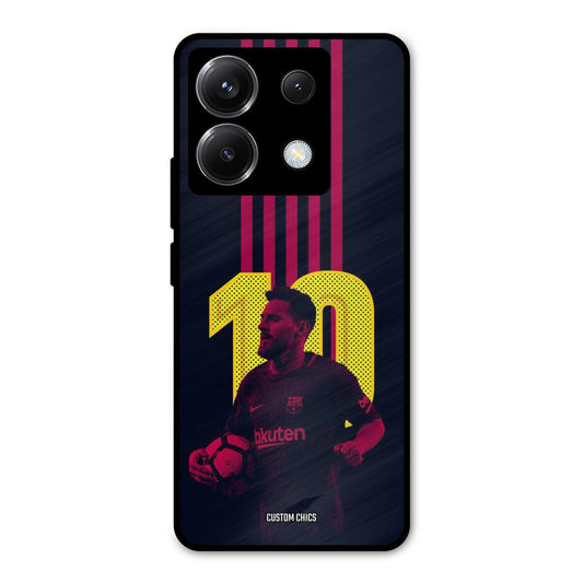 Retro Style Messi Poco X6 Mobile Back Cover - Sports PrintShield Case