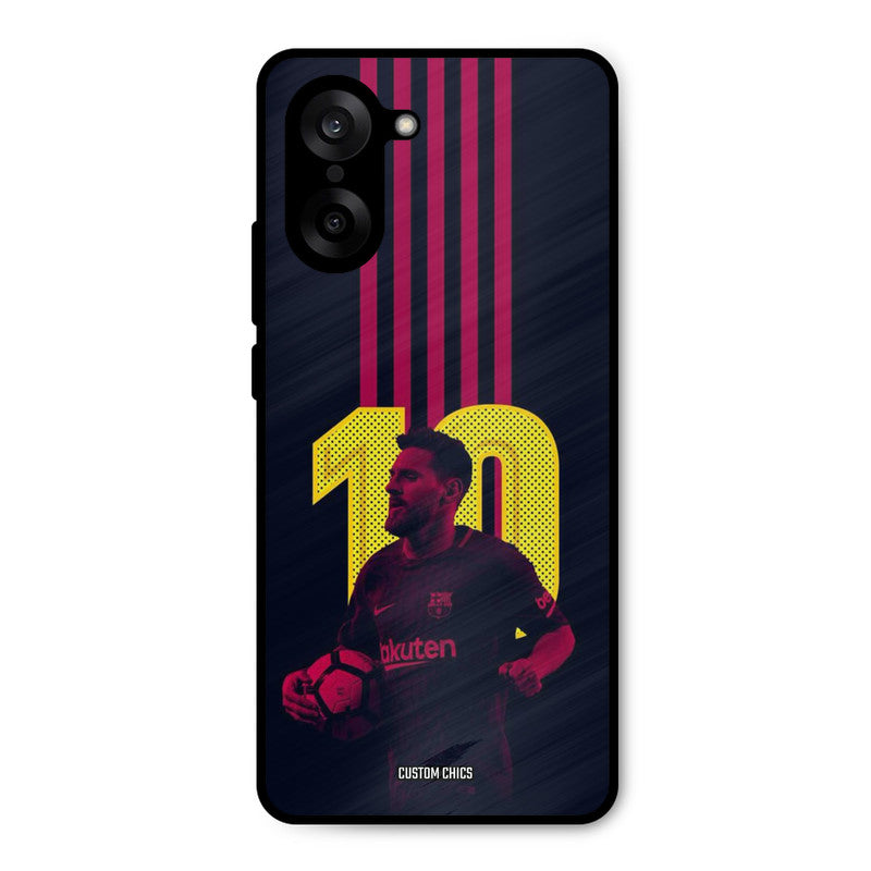 Retro Style Messi Oneplus Nord CE5 Mobile Back Cover - Sports PrintShield Case