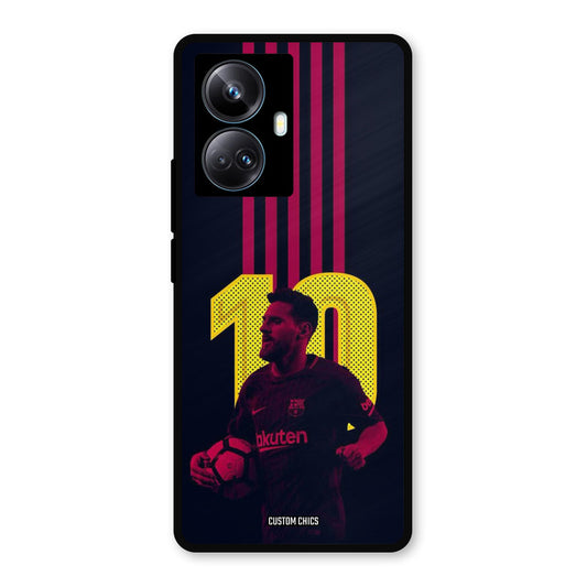 Retro Style Messi Realme 10 Pro Plus Mobile Back Cover - Sports PrintShield Case