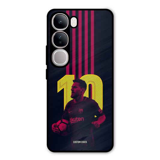 Retro Style Messi Vivo Y300 Mobile Back Cover - Sports PrintShield Case