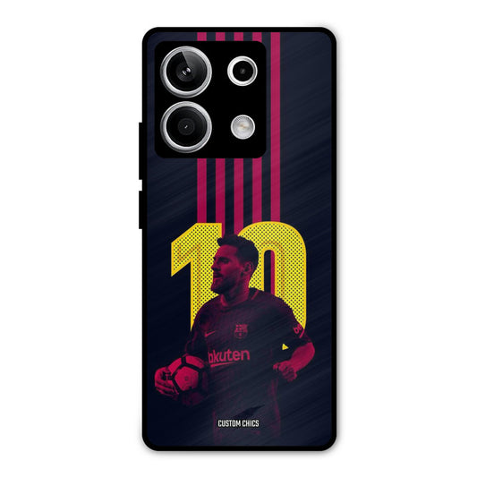 Retro Style Messi Redmi Note 13 5G Mobile Back Cover - Sports PrintShield Case