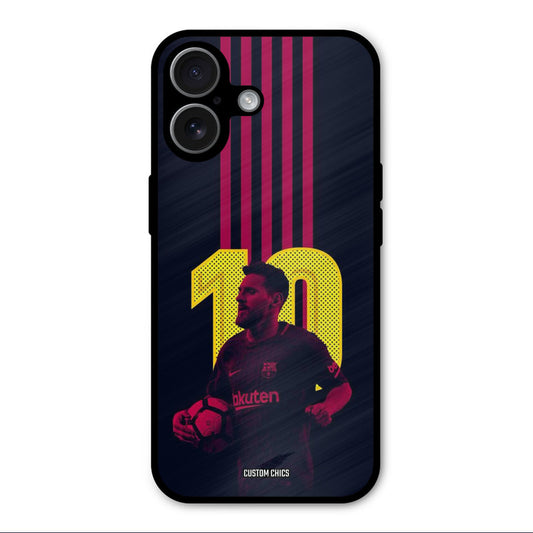 Retro Style Messi iPhone 17 Mobile Back Cover - Sports PrintShield Case