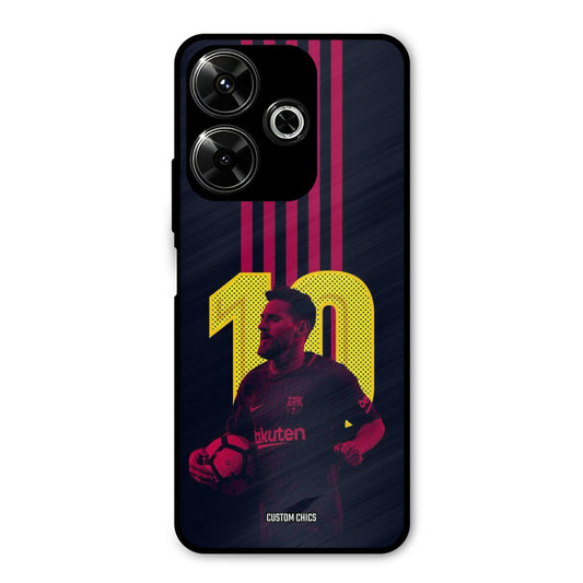 Retro Style Messi Redmi 13 5G Mobile Back Cover - Sports PrintShield Case