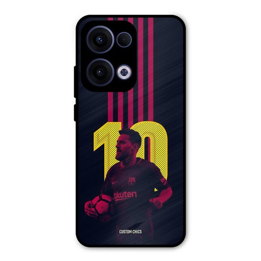 Retro Style Messi Oppo Reno 13 5G Mobile Back Cover - Sports PrintShield Case
