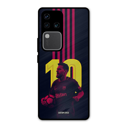 Retro Style Messi Vivo V30 Pro Mobile Back Cover - Sports PrintShield Case