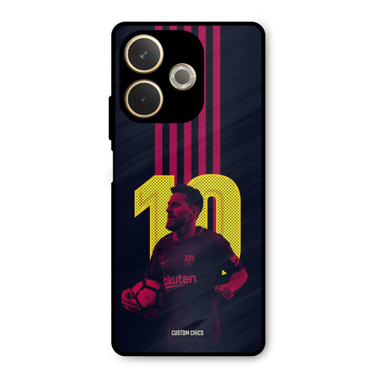 Retro Style Messi Oppo A5 Pro Mobile Back Cover - Sports PrintShield Case