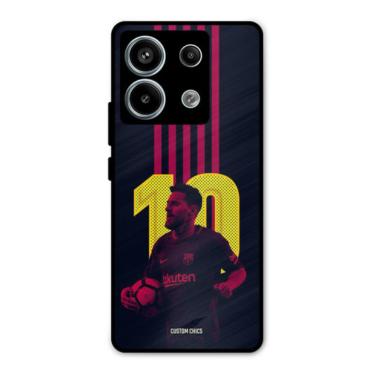 Retro Style Messi Redmi Note 13 Pro 5G Mobile Back Cover - Sports PrintShield Case