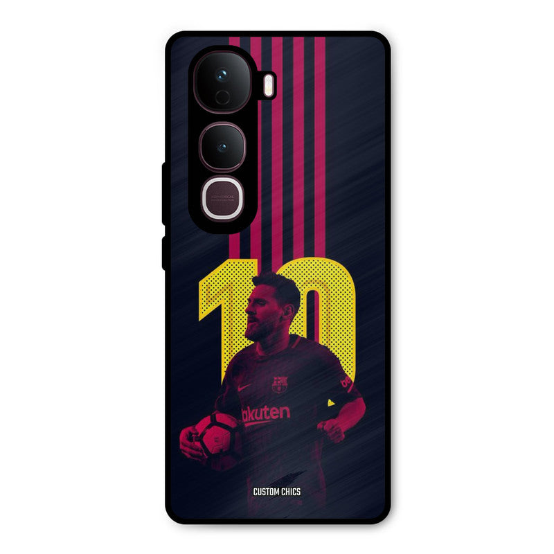 Retro Style Messi Vivo Y400 Pro Mobile Back Cover - Sports PrintShield Case