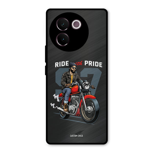 Ride With Pride Vivo V30e Mobile Back Cover - Car&Bike PrintShield Case