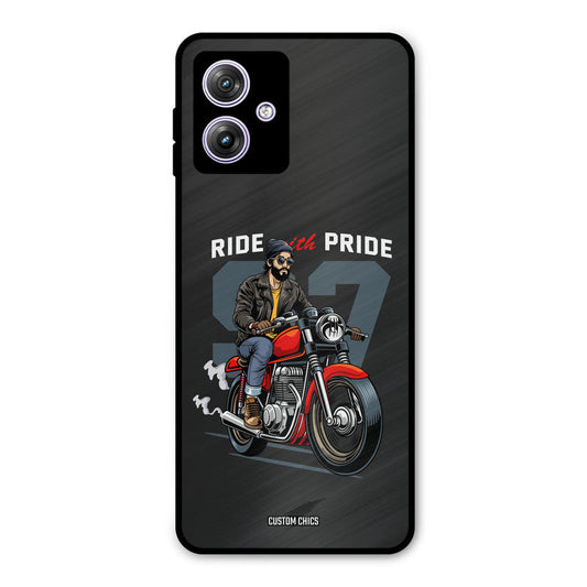 Ride With Pride Moto G54 Mobile Back Cover - Car&Bike PrintShield Case