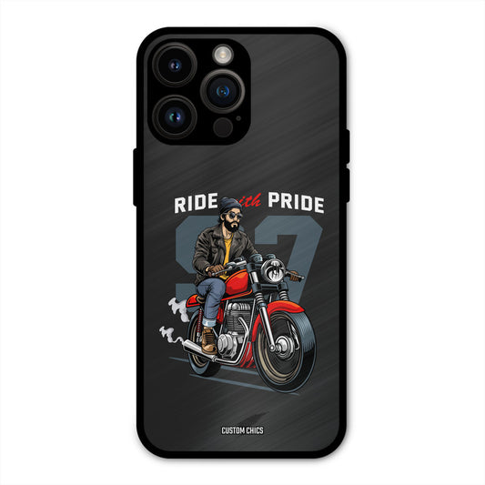 Ride With Pride iPhone 14 Pro Max Mobile Back Cover - Car&Bike PrintShield Case