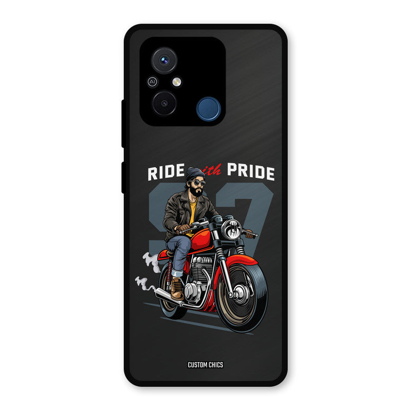 Ride With Pride Redmi 12c Mobile Back Cover - Car&Bike PrintShield Case
