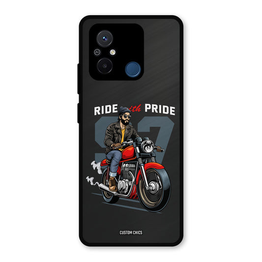 Ride With Pride Redmi 12c Mobile Back Cover - Car&Bike PrintShield Case