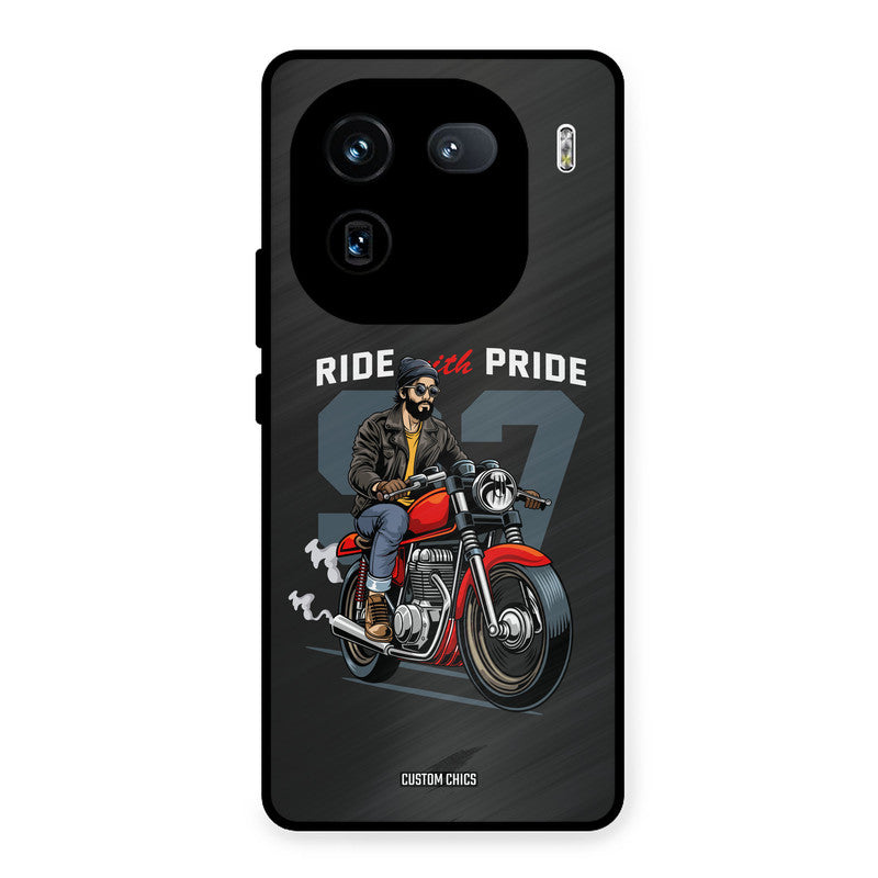 Ride With Pride iQOO 12 Mobile Back Cover - Car&Bike PrintShield Case