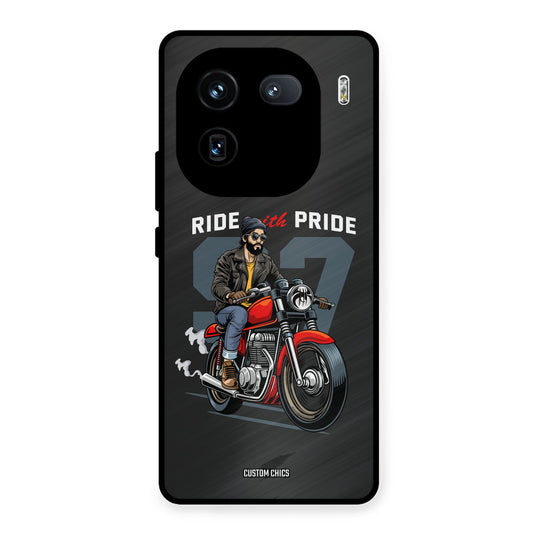 Ride With Pride iQOO 12 Mobile Back Cover - Car&Bike PrintShield Case