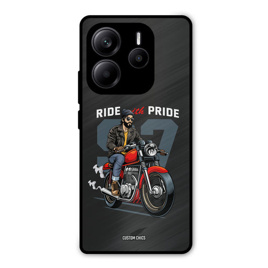 Ride With Pride Redmi Note 14 Mobile Back Cover - Car&Bike PrintShield Case