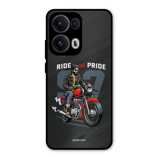 Ride With Pride Oppo Reno 13 Pro 5G Mobile Back Cover - Car&Bike PrintShield Case