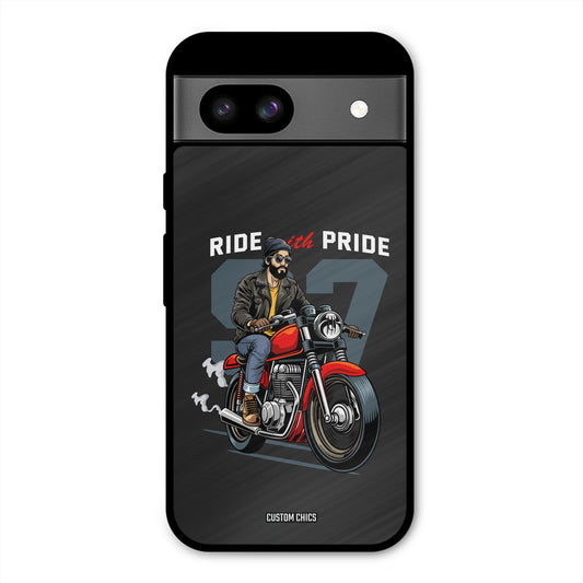 Ride With Pride Google Pixel 8a Mobile Back Cover - Car&Bike PrintShield Case