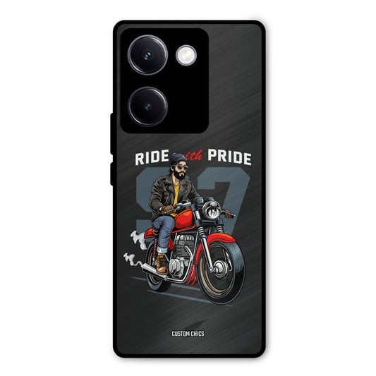Ride With Pride Vivo Y300 Plus Mobile Back Cover - Car&Bike PrintShield Case