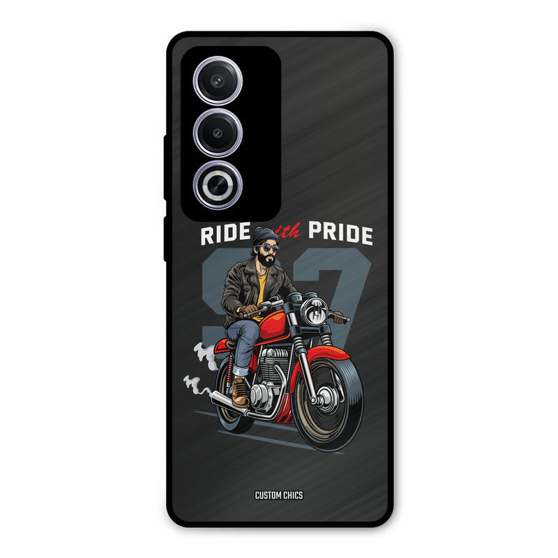 Ride With Pride Oppo K12x Mobile Back Cover - Car&Bike PrintShield Case